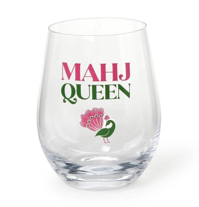 MAHJ QUEEN STEMLESS WINE GLASS