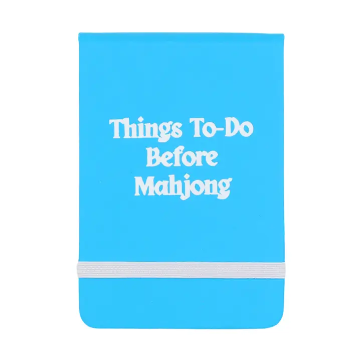 MAHJONG LEATHER POCKET JOURNAL