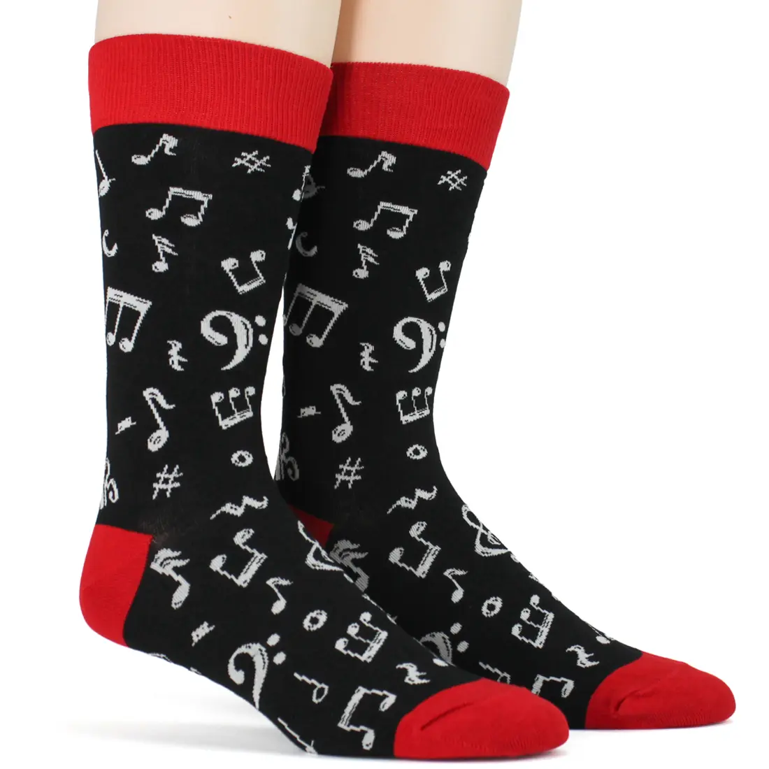 MENS DANCING NOTES SOCKS - Image 2