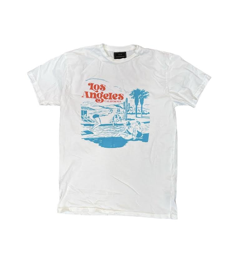MENS LOS ANGELES CALIFORNIA GRAPHIC T-SHIRT
