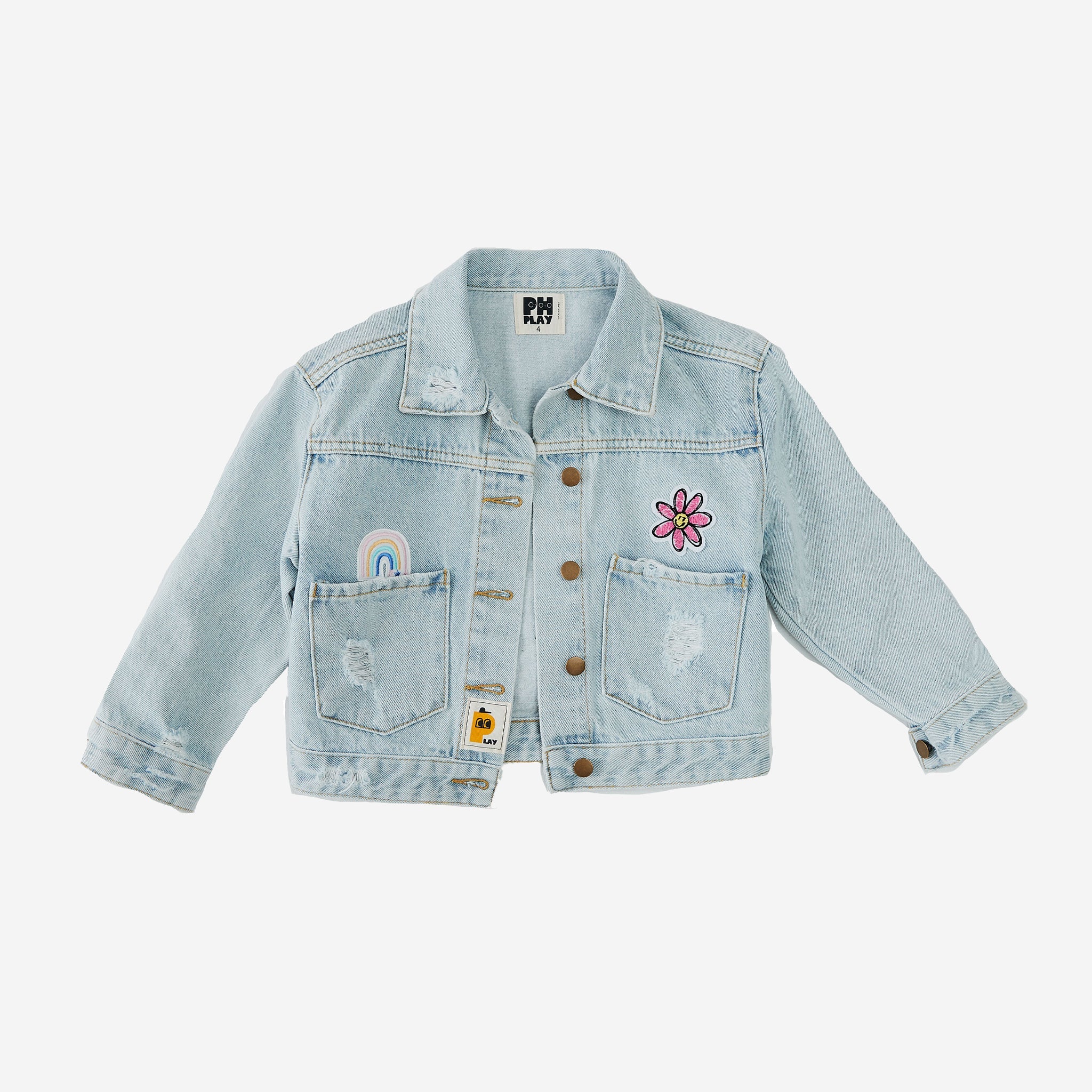 MERMAID PATCH DENIM JACKET - Image 2