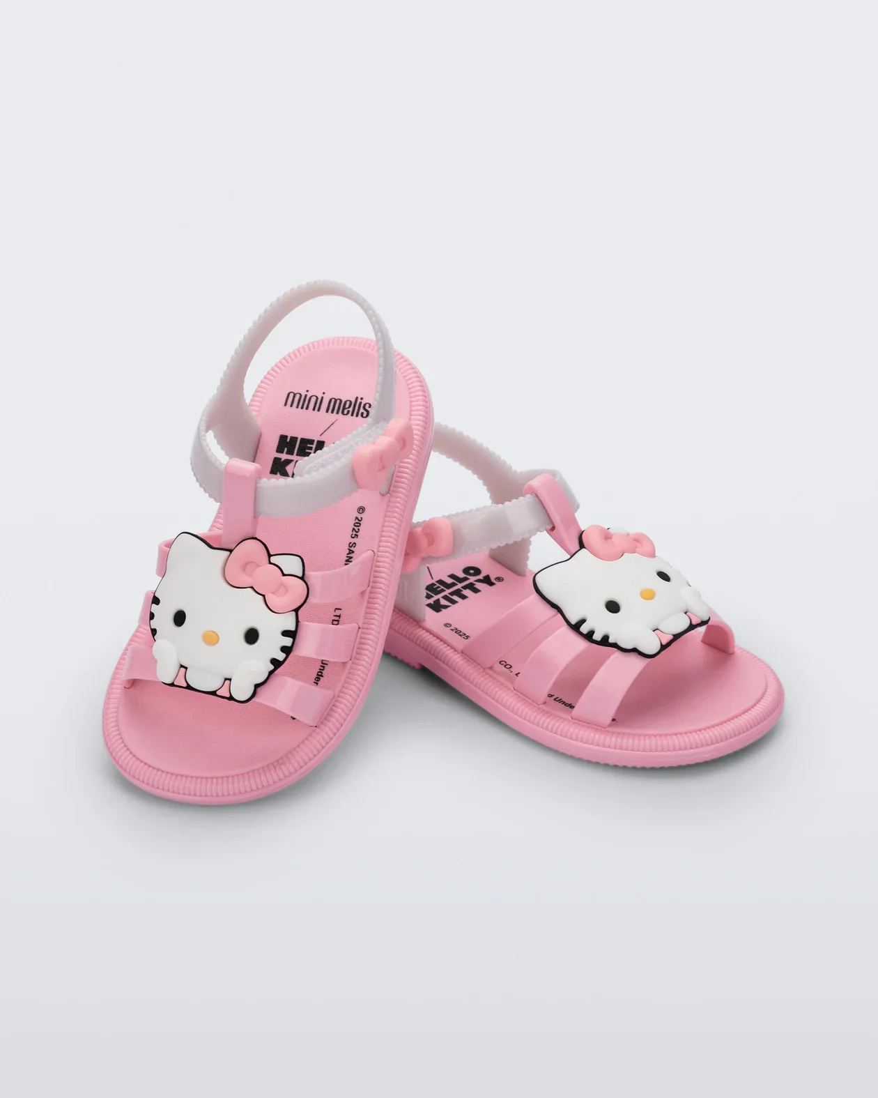 GIRLS MELISSA HELLO KITTY AND FRIENDS SANDAL- PINK/WHITE