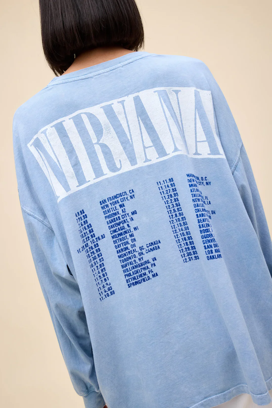 NIRVANA 1993 TOUR L/S TOP - Image 3