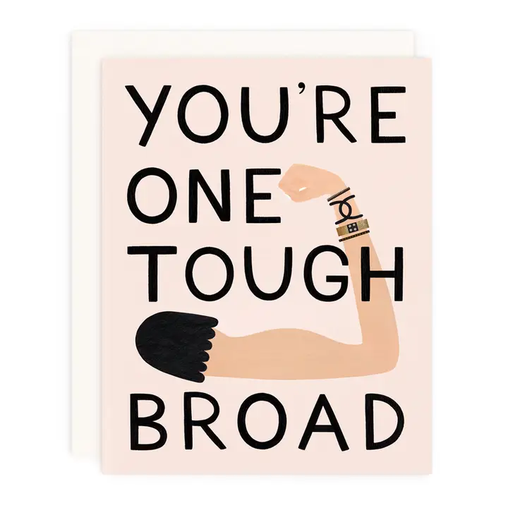 ONE TOUGH BROAD CARD