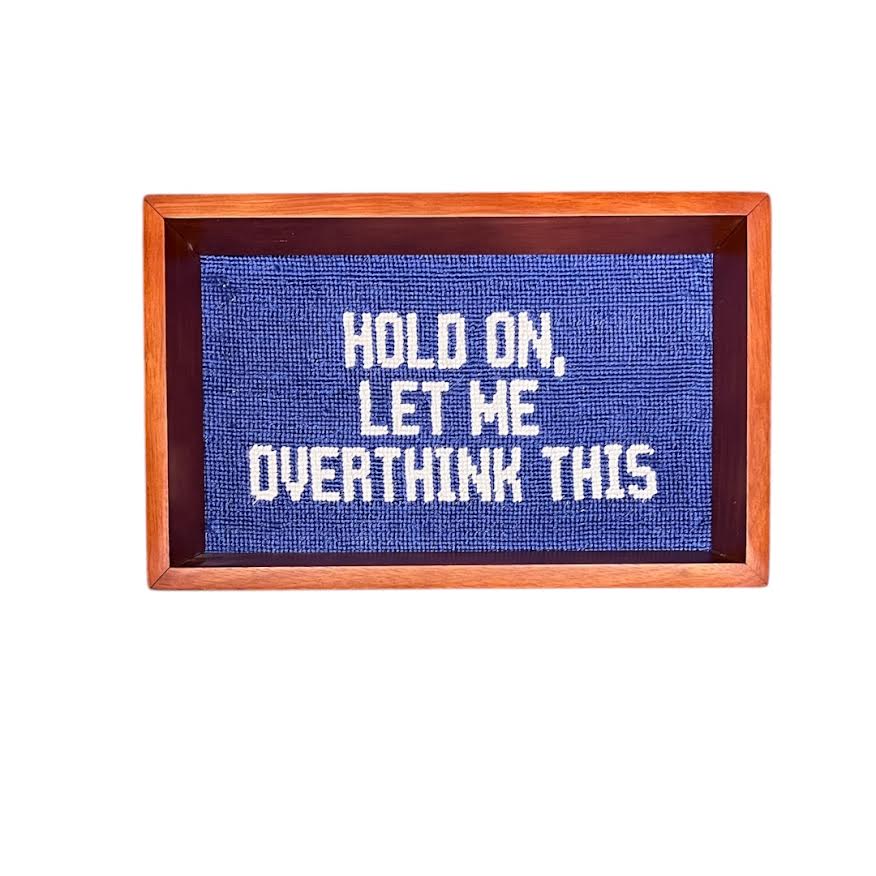 OVERTHINK VALET TRAY