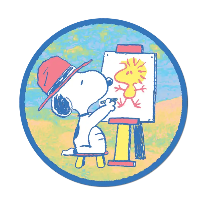 PAINTING SNOOPY STICKER