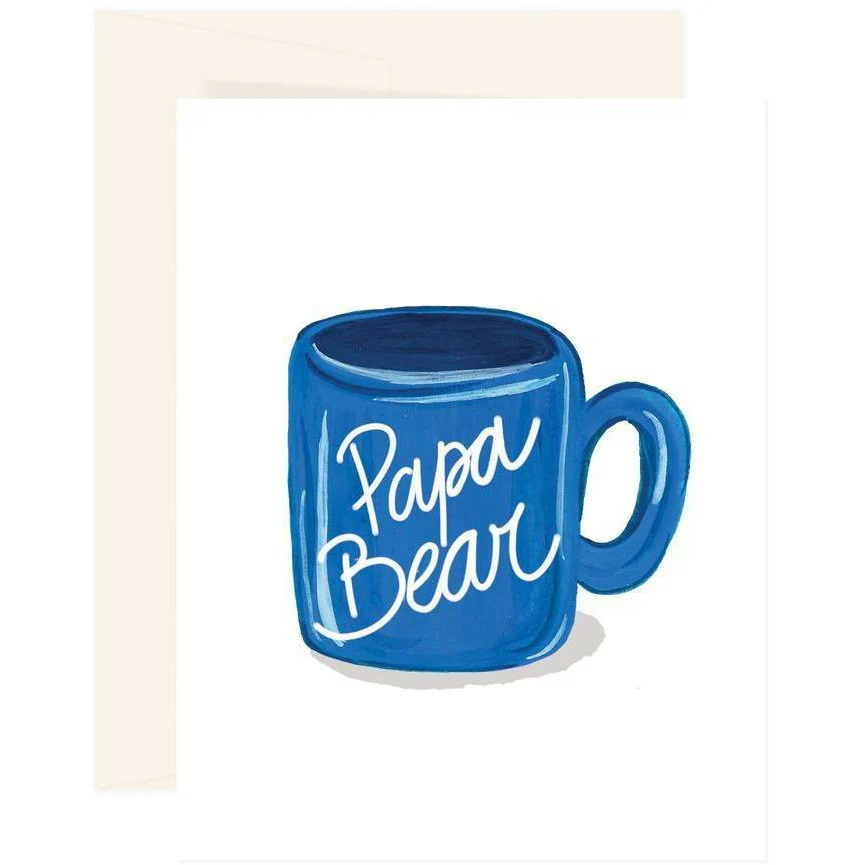 PAPA BEAR MUG CARD