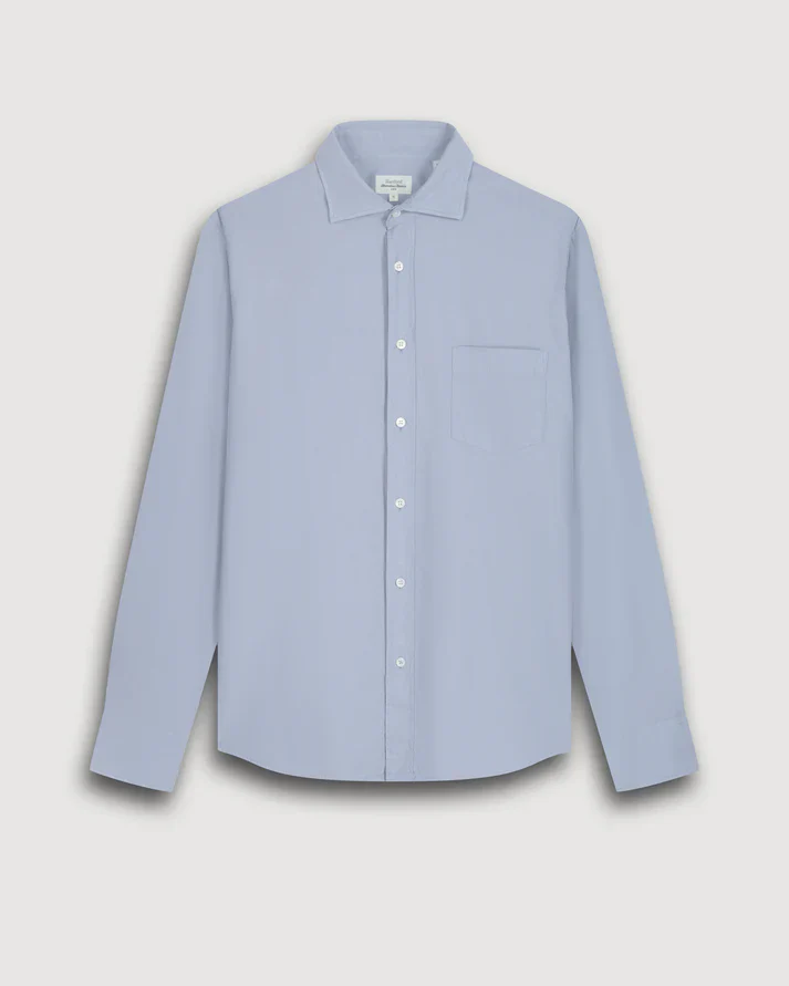 PAUL PAT STORM BLUE WOVEN SHIRT