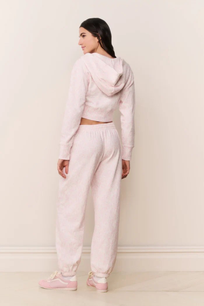 PINK LILIA BOW PRINT SWEATPANTS - Image 3
