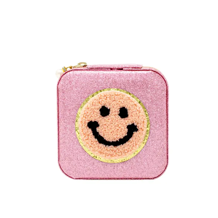 PINK SMILEY JEWLERY BOX