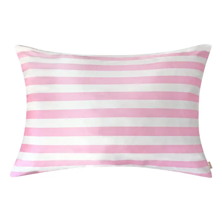 PINK STRIPE PILLOW CASE