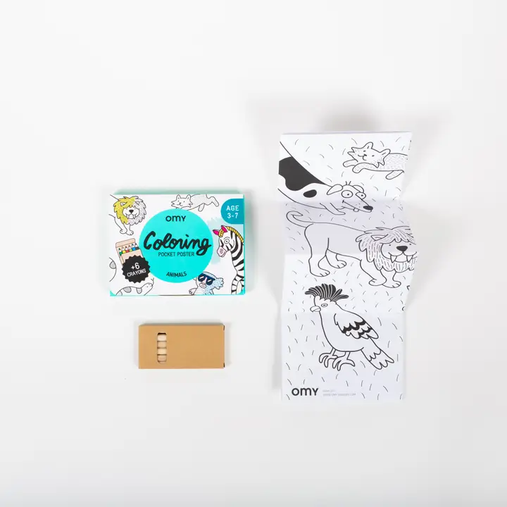 POCKET COLORING OF ANIMALS