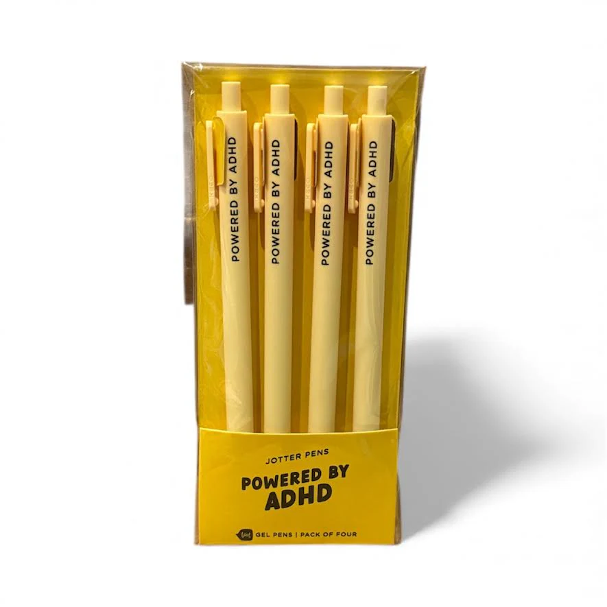 POWERED BY ADHD JOTTER PENS