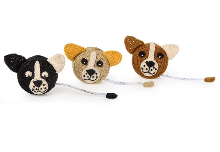 PUPPY CROCHETED MEASURING TAPE