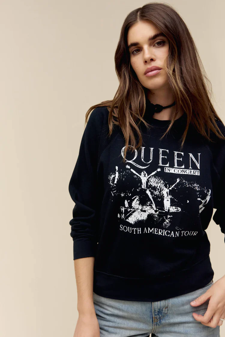 QUEEN SOUTH AMERICAN TOUR RAGLAN CREW - Image 3