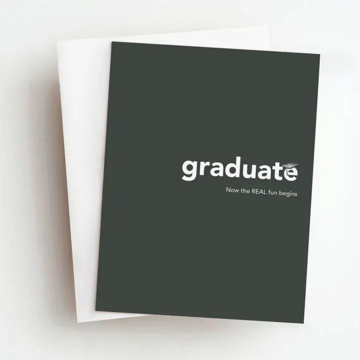 REAL LIFE GRADUATION CARD