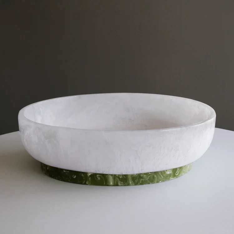 RIO LARGE OVAL BOWL WITH BASE
