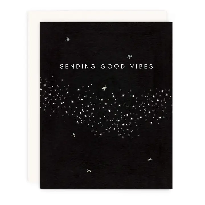 SENDING GOOD VIBES GREETING CARD