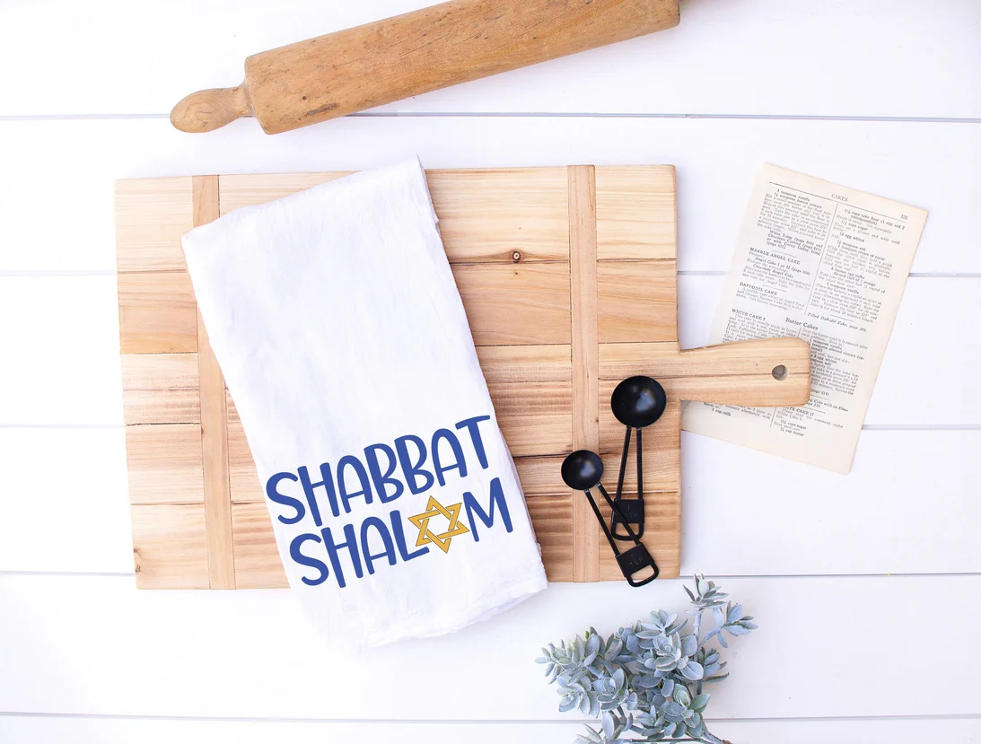 SHABBAT SHALOM KITCHEN TOWEL