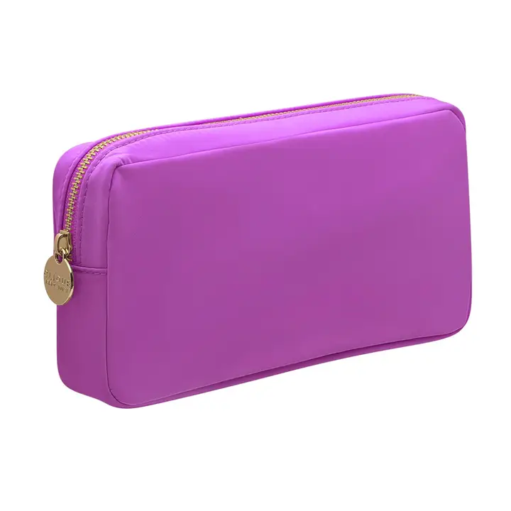 SMALL BRIGHT PURPLE COSMETIC POUCH