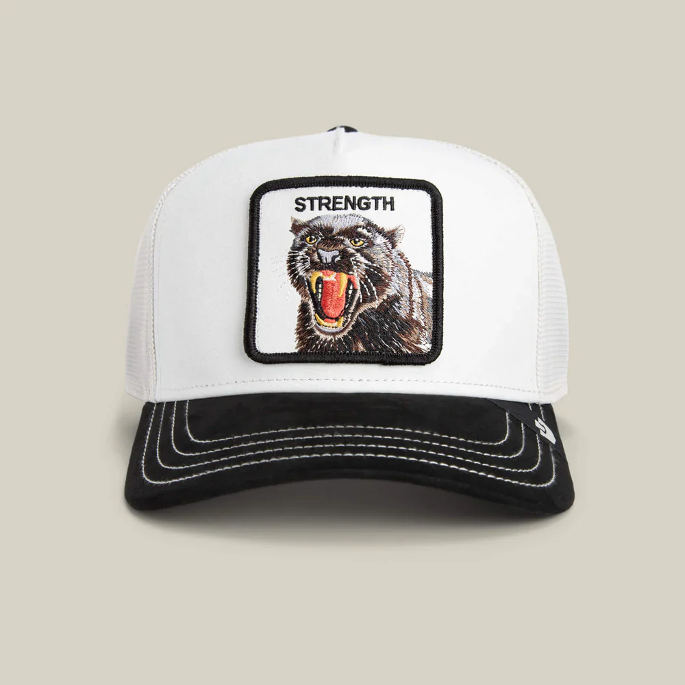 SUEDE PANTHER TRUCKER HAT