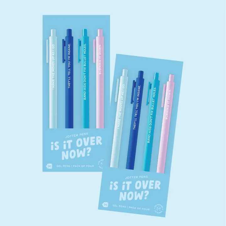 SWIFTIE IS IT OVER 4 PACK JOTTER PENS