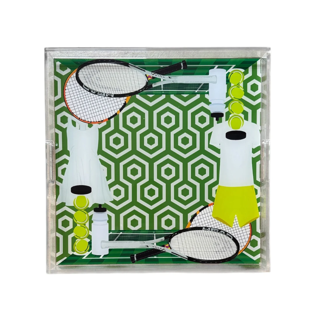 TENNIS ANYONE ACRYLIC TRAY
