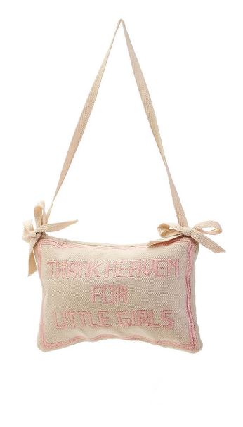 THANK HEAVEN FOR GIRLS DOOR PILLOW