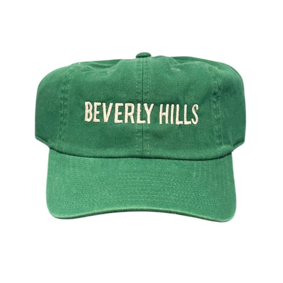 UNISEX GREEN BEVERLY HILLS HAT