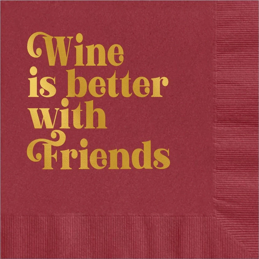 WINE IS BETTER NAPKIN SET