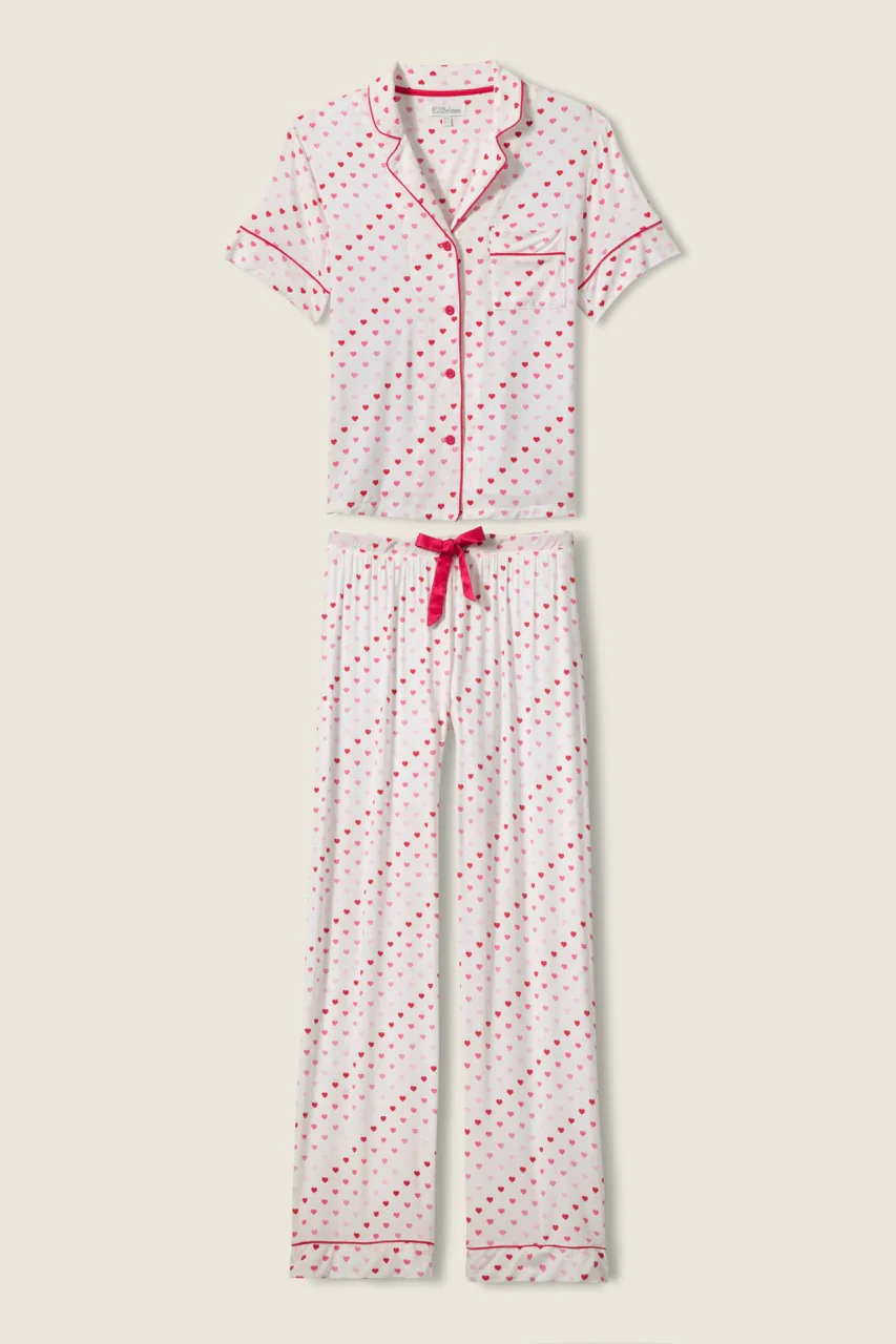 WOMENS DAY DREAMS HEARTS PJ SET