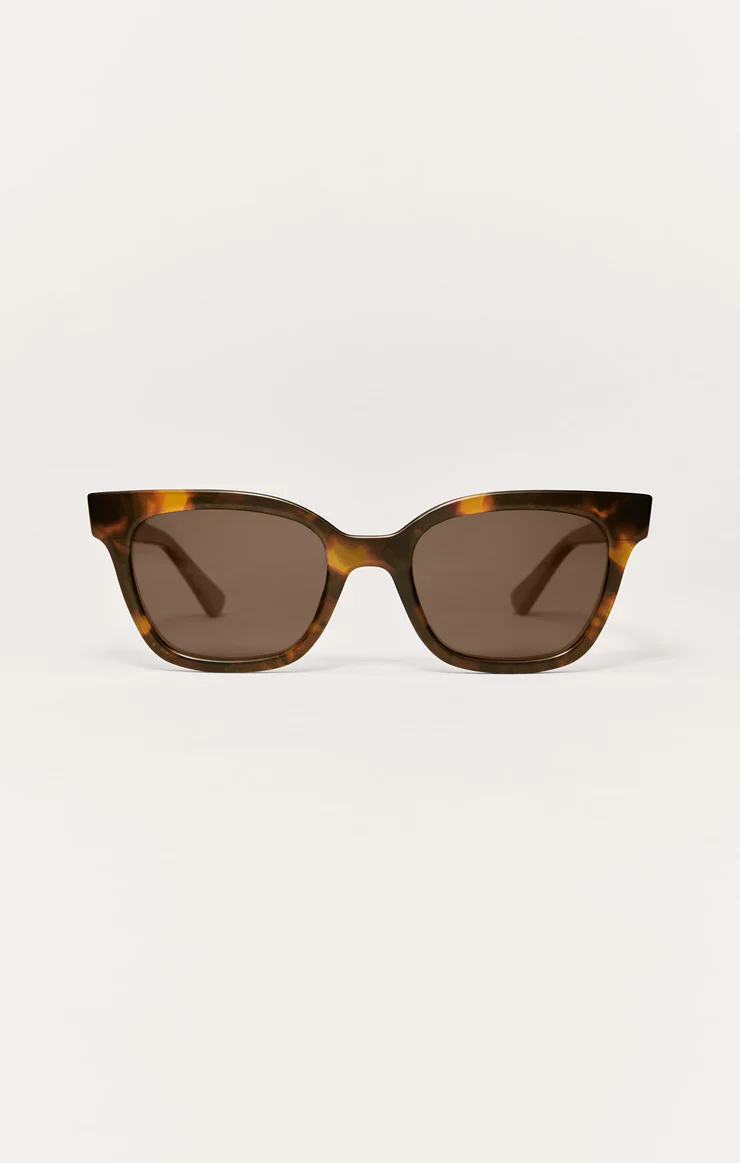 WOMENS HIGH TIDE BROWN TORT SUNGLASSES