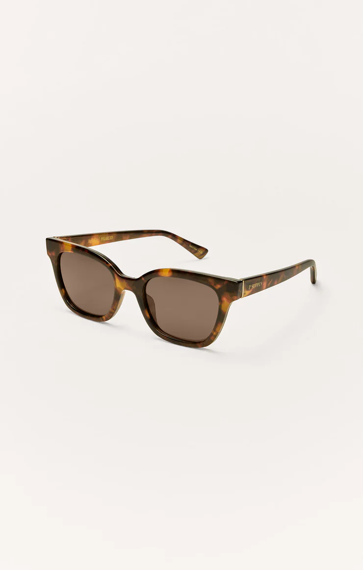 WOMENS HIGH TIDE BROWN TORT SUNGLASSES - Image 2