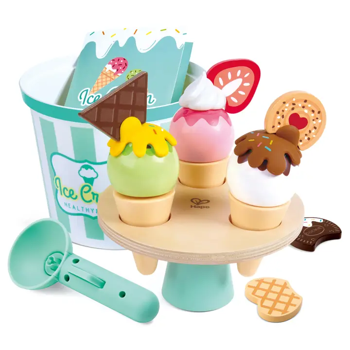 WOODEN ICE CREAM PLAY SET - Image 2