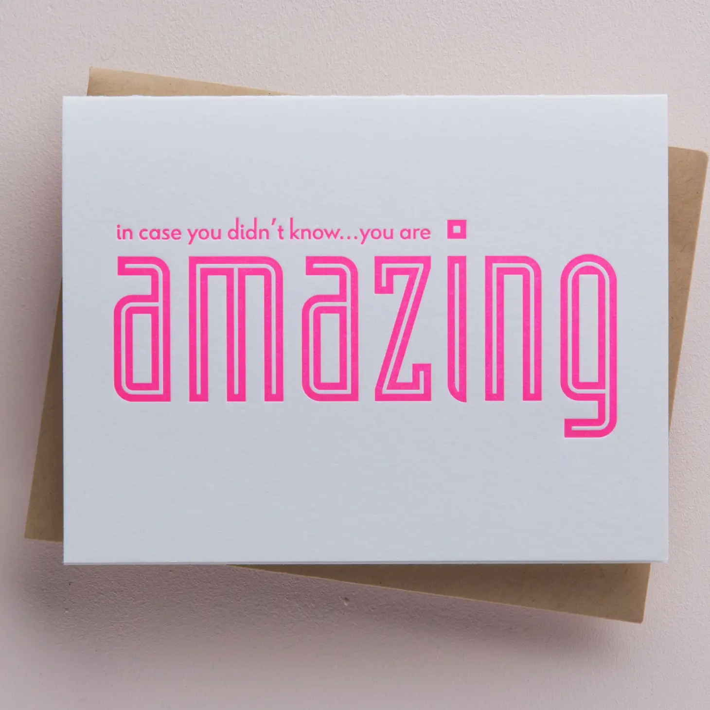 YOU ARE AMAZING CARD